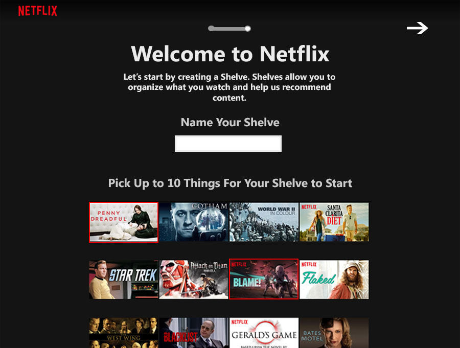 Netflix prototype